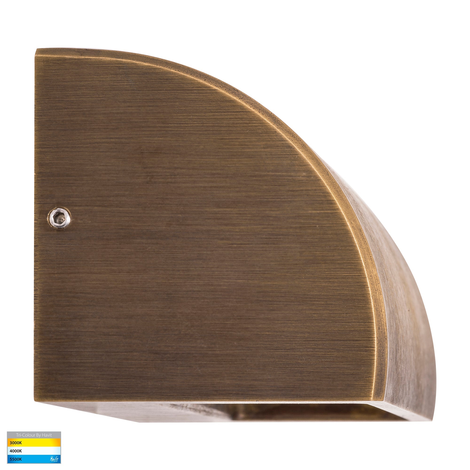 HV3283T-BRZ -  Ridge Solid Bronze LED Step Light