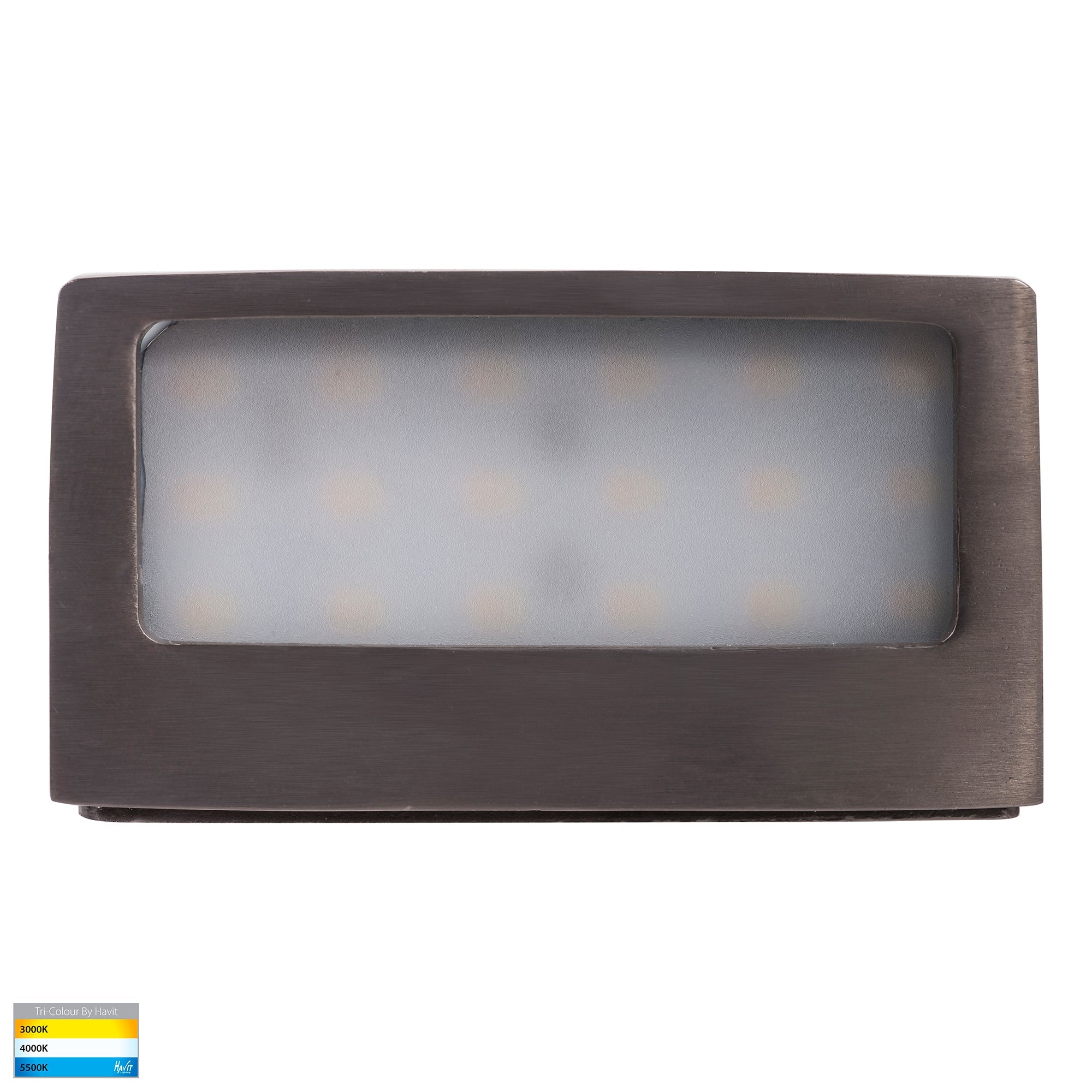 HV3283T-GPH- Ridge Graphite LED Step Light