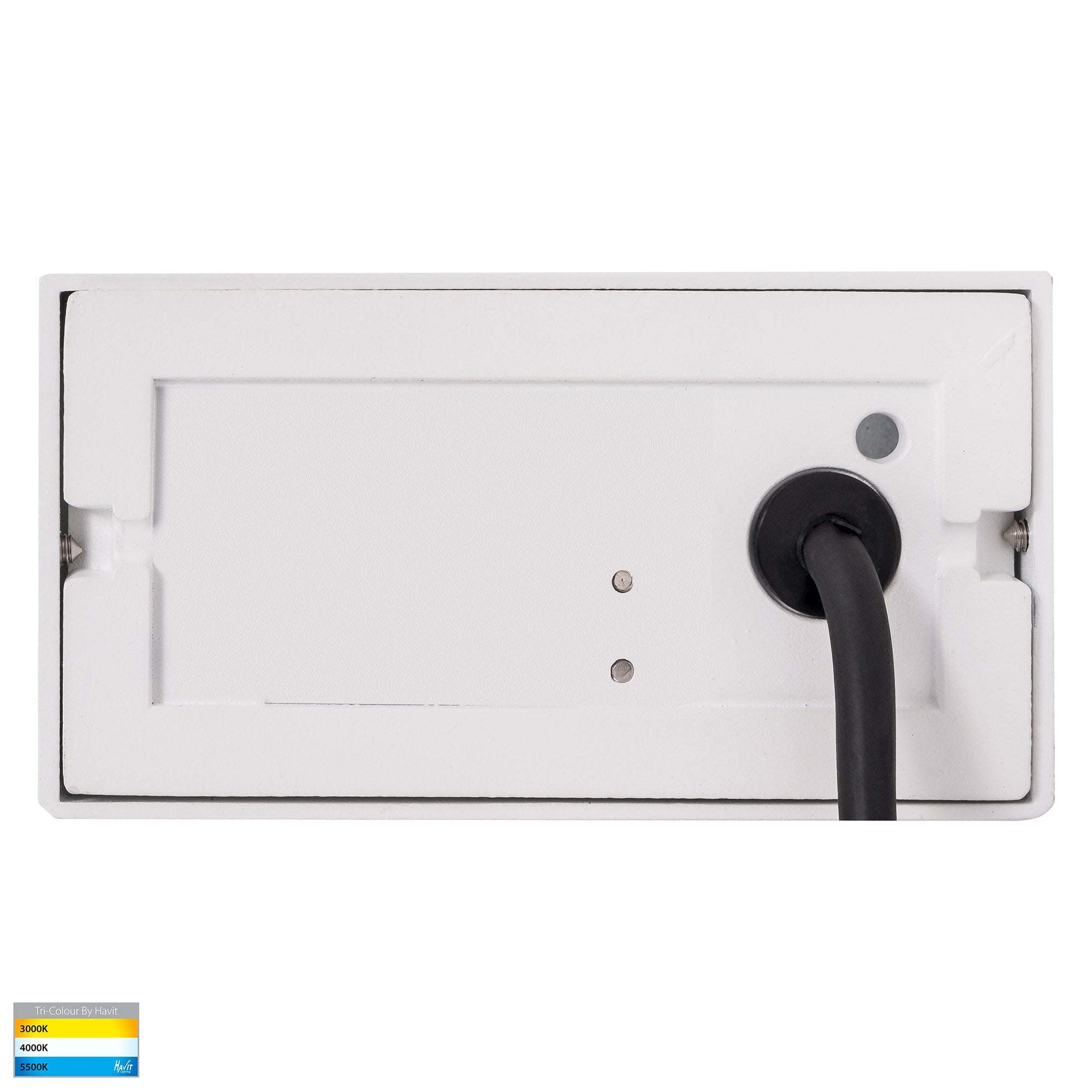 HV3283T-WHT - Ridge Aluminium White LED Step Light