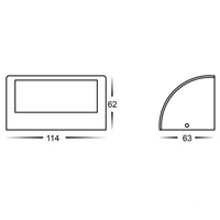 Thumbnail for HV3283T-WHT Dimensions