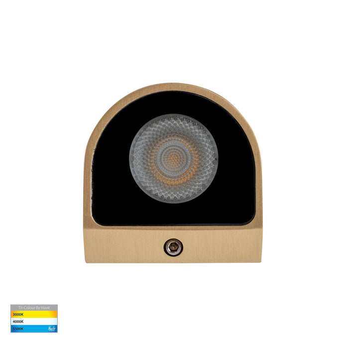 HV3284T-BR-12V - Patra Solid Brass Surface Mounted LED Wall Light