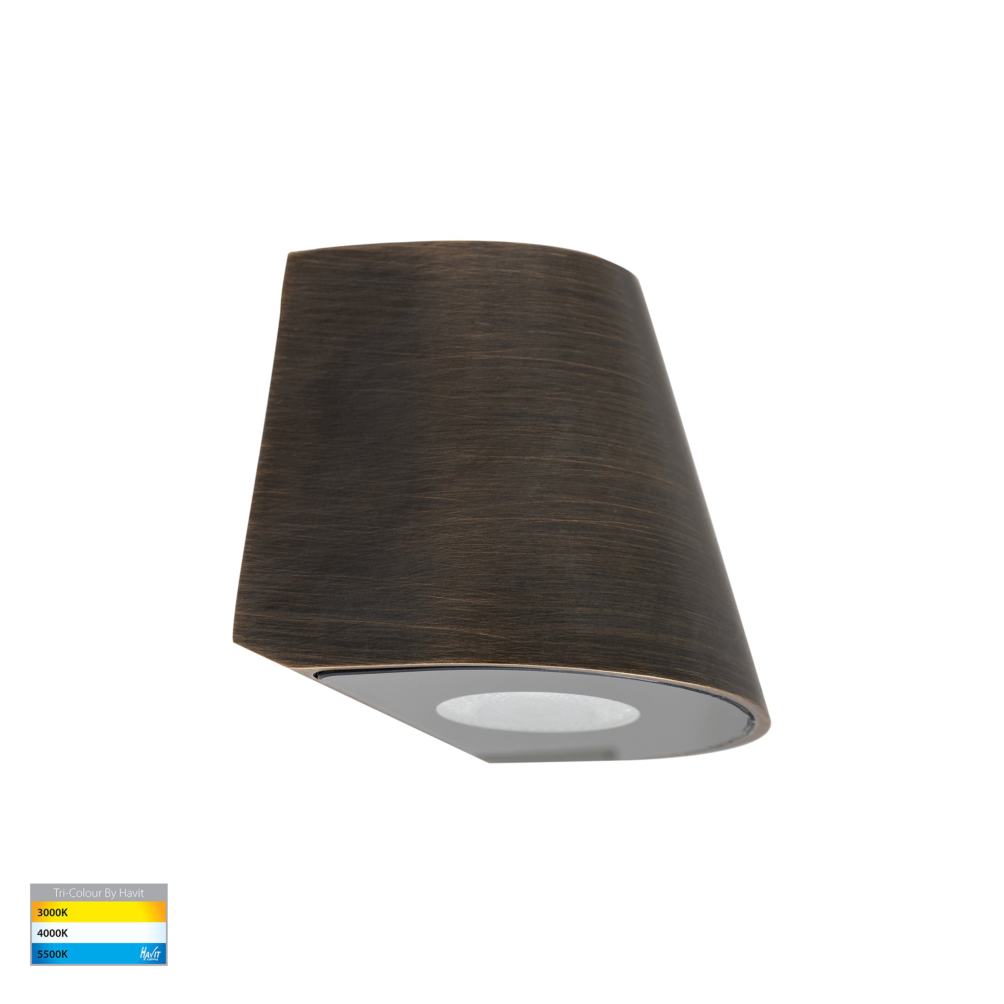 HV3285T-AB-12V - Kaval Antique Brass Surface Mounted LED Wall Light