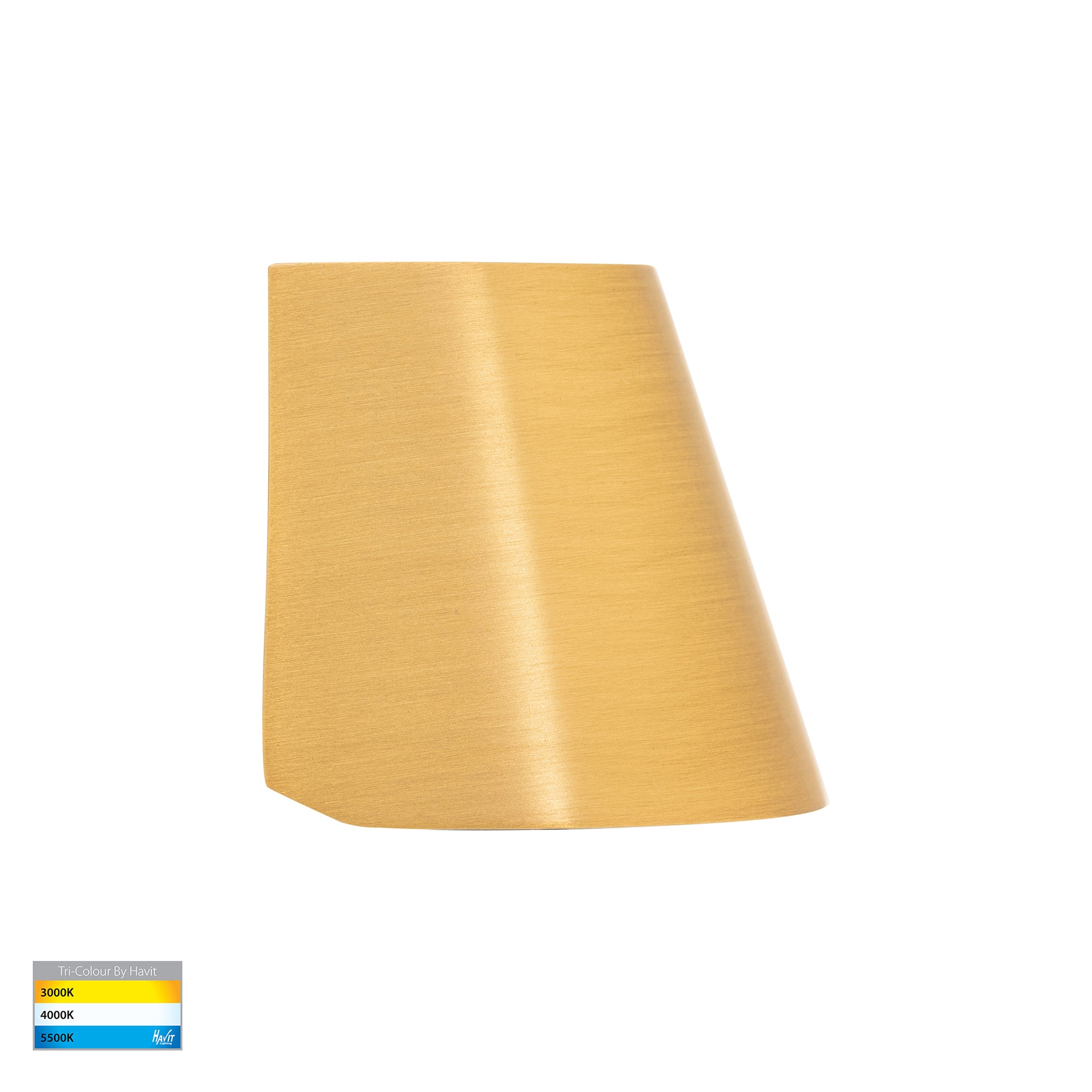 HV3285T-BR-12V - Kaval Solid Brass Surface Mounted LED Wall Light