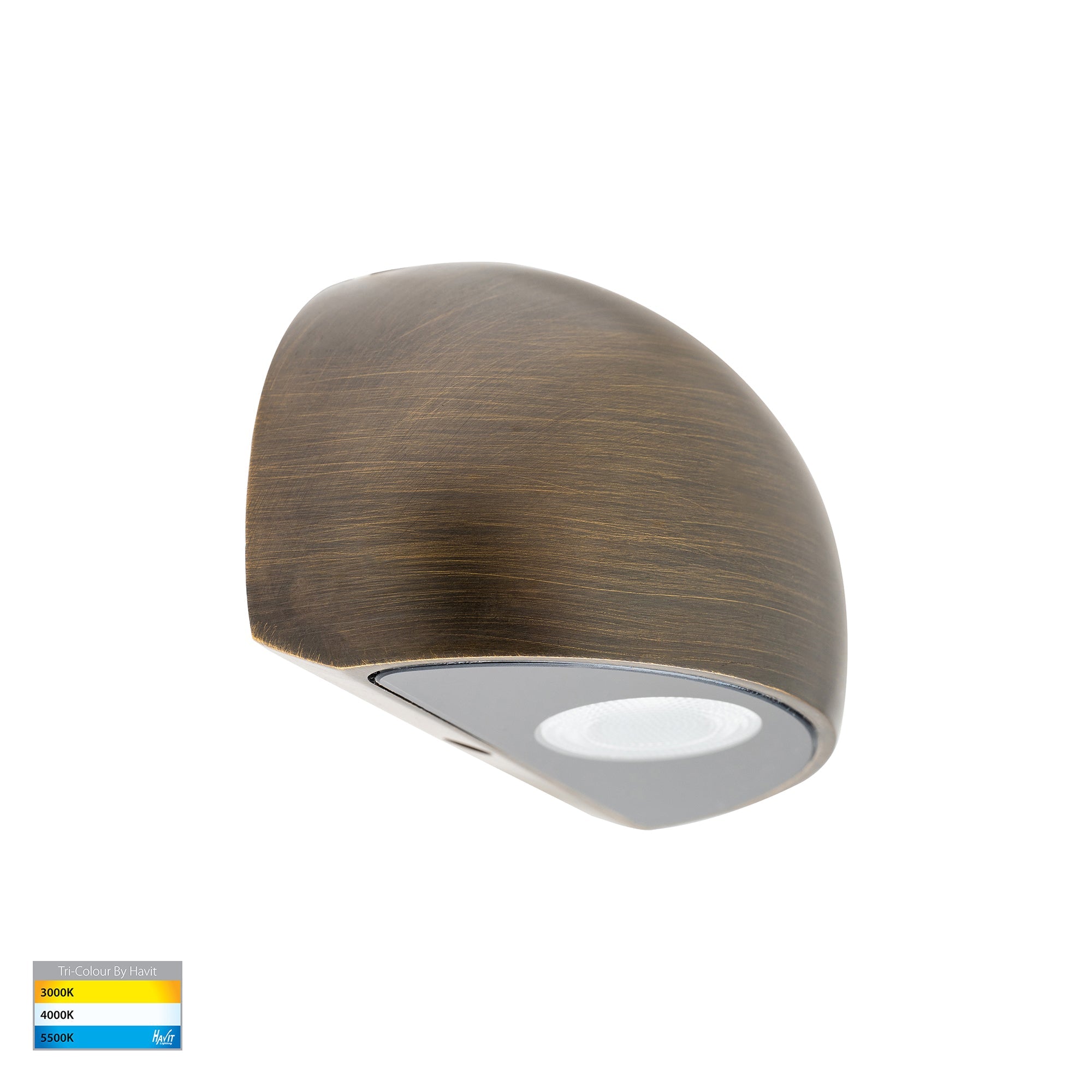 HV3286T-AB-12V - Serres Antique Brass Surface Mounted LED Wall Light