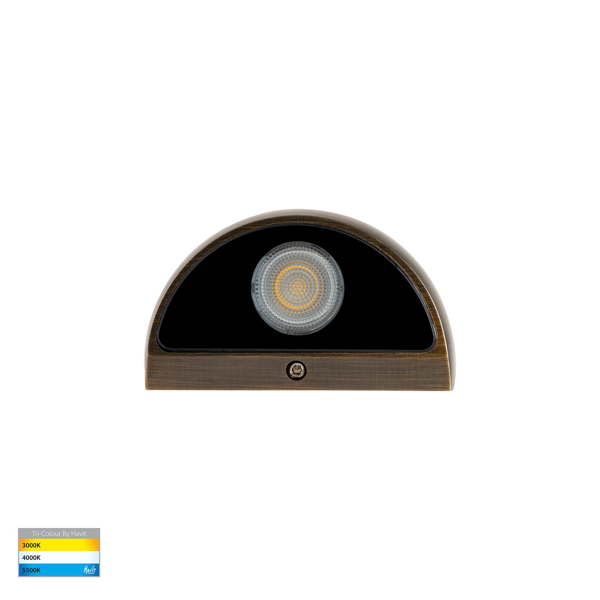 HV3286T-AB-12V - Serres Antique Brass Surface Mounted LED Wall Light