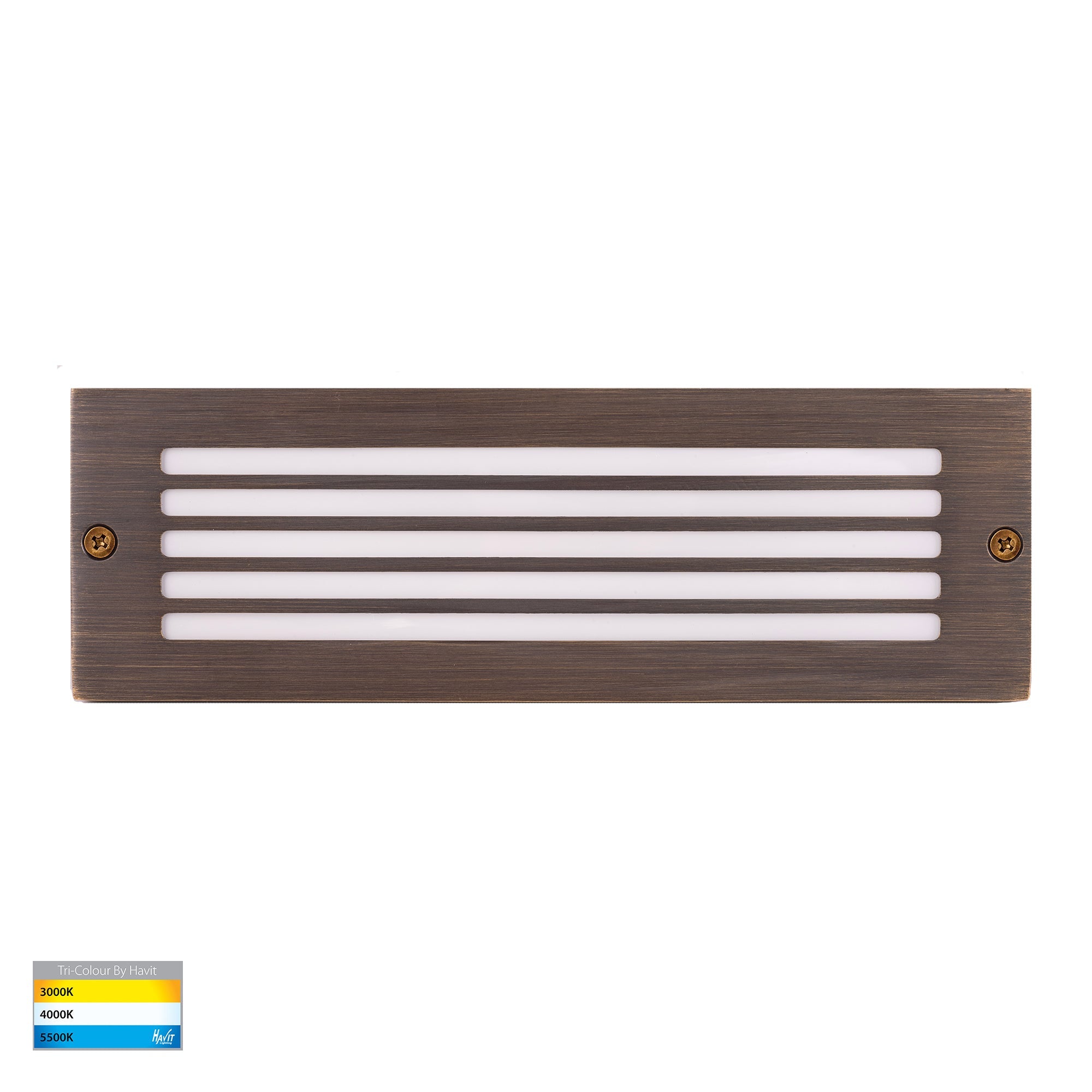 HV3296T-AB-12V - Ardam Antique Brass LED Step Light
