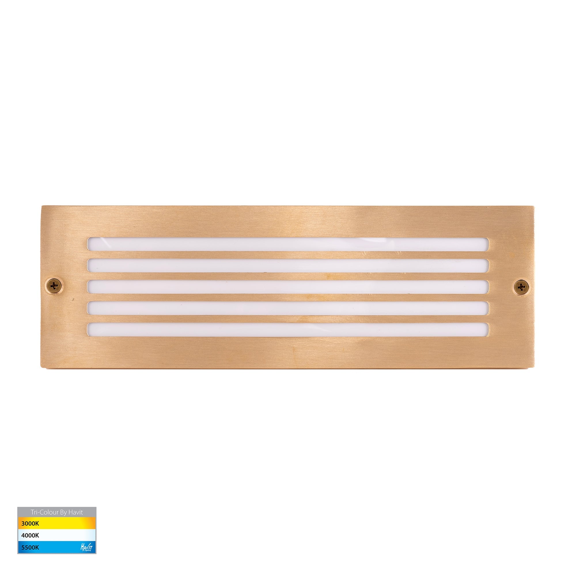 HV3296T-BR-12V - Ardam Solid Brass LED Step Light