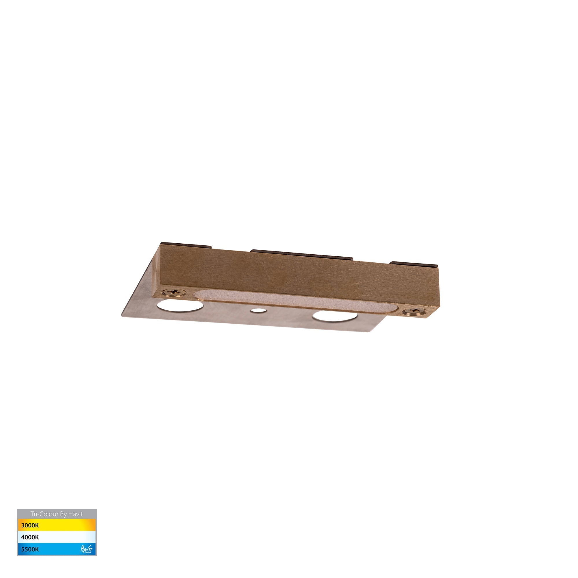 HV3297T-BR-12V - Preston Solid Brass LED Coping Light