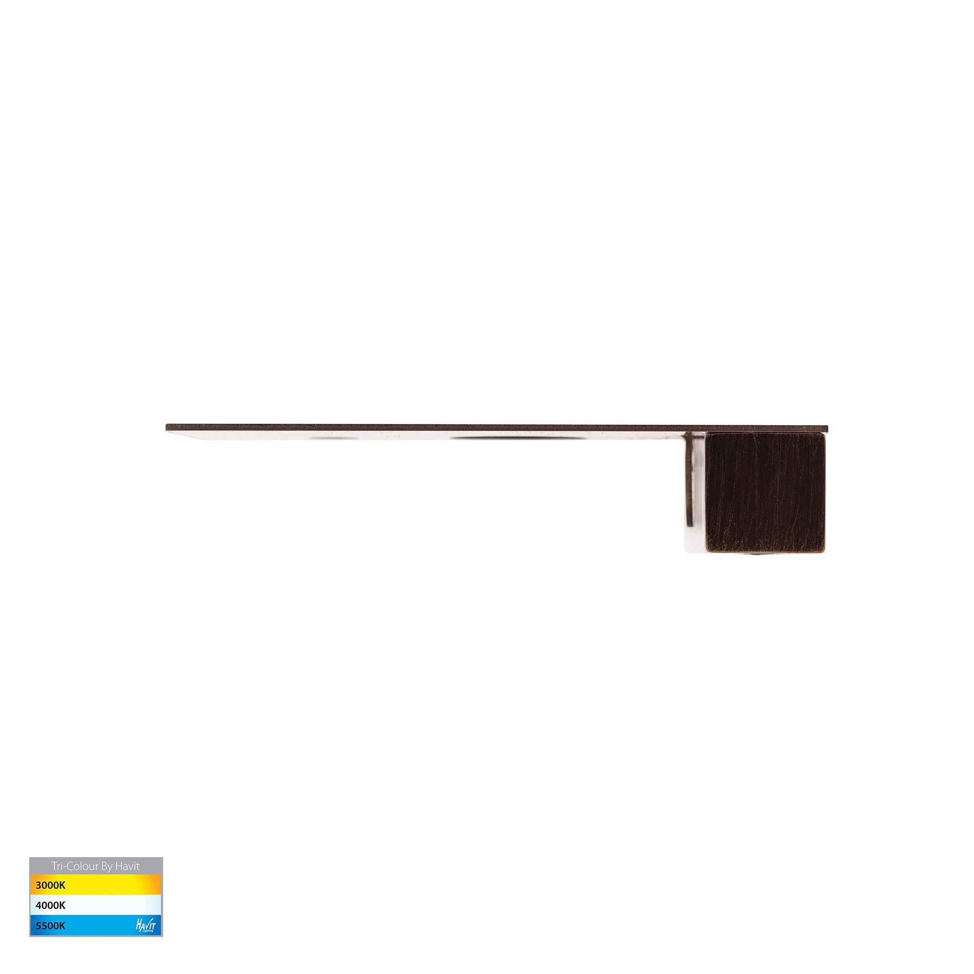 HV3298T-AB-12V - Preston Antique Brass LED Coping Light