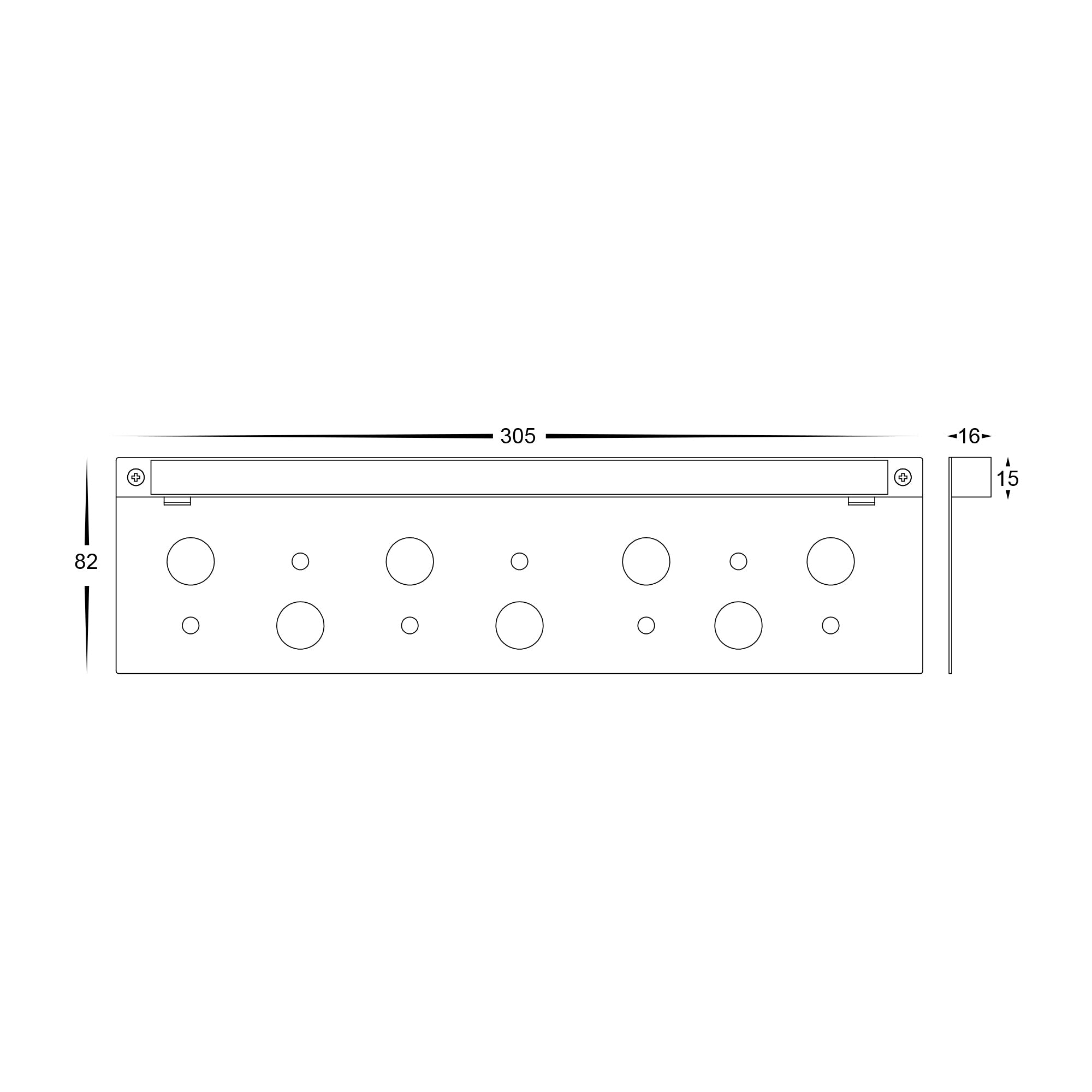HV3299T-BR-12V - Preston Solid Brass LED Coping Light