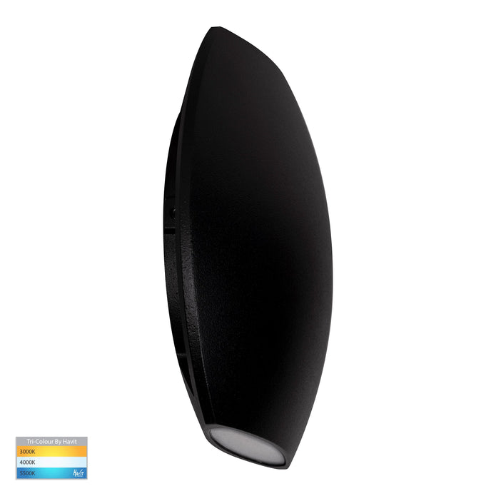 HV35021T-BLK - Cara Black Up & Down Wall Light