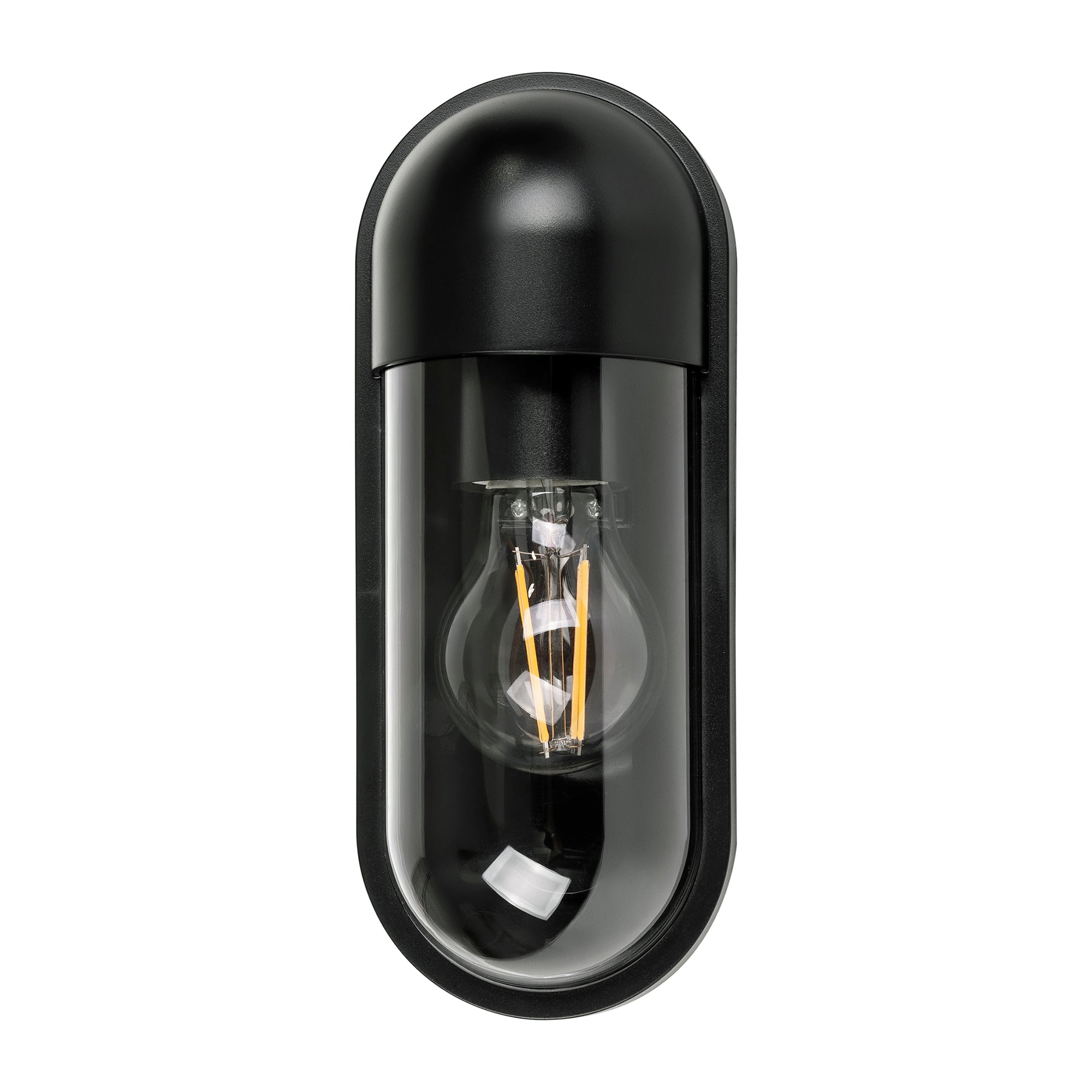 HV3512W-BLK- Lume Polycarbonate Black Wall Light