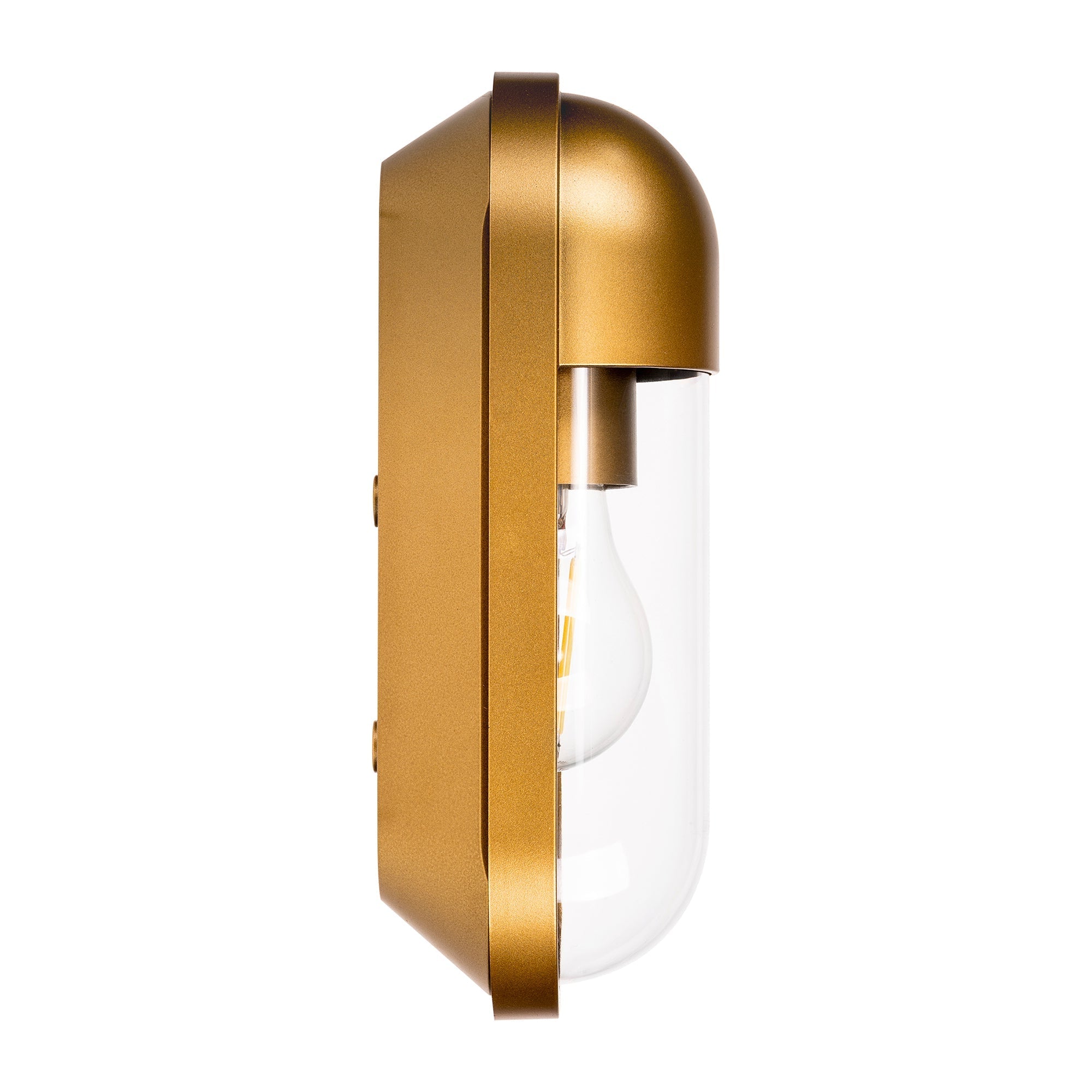 HV3512W-PB - Lume Polycarbonate Brass Wall Light