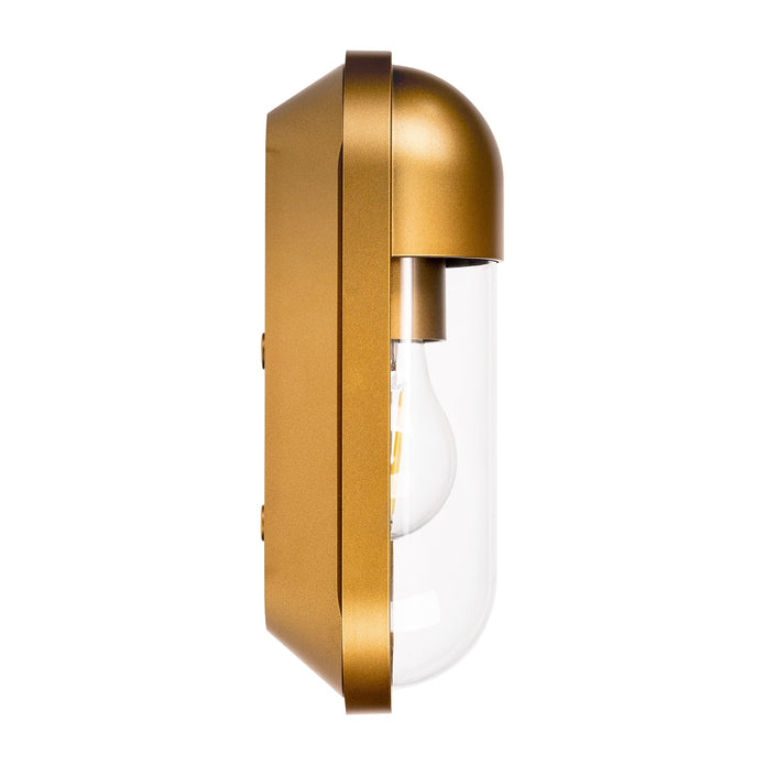 HV3512W-PB - Lume Polycarbonate Brass Wall Light