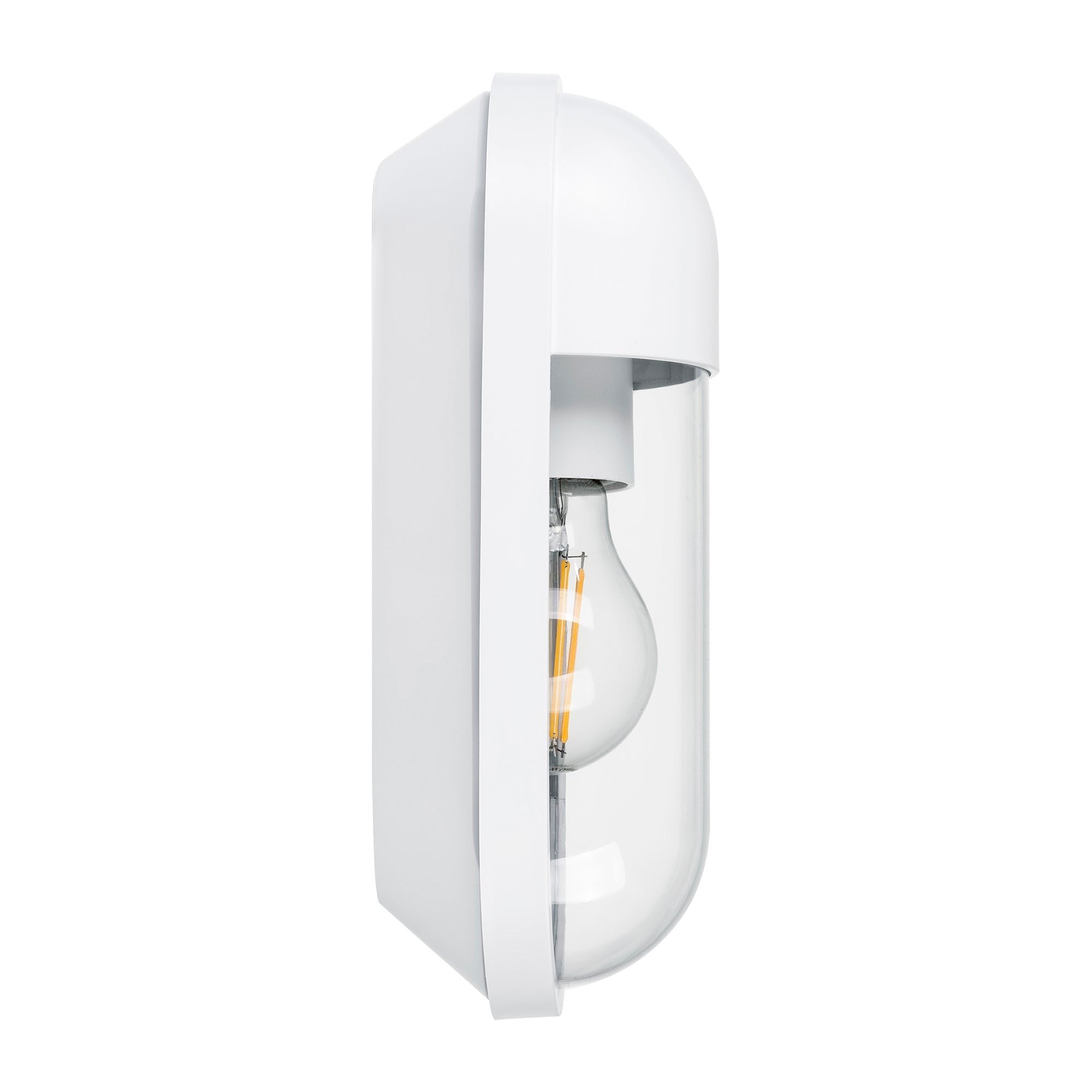HV3512W-WHT - Lume Polycarbonate White Wall Light