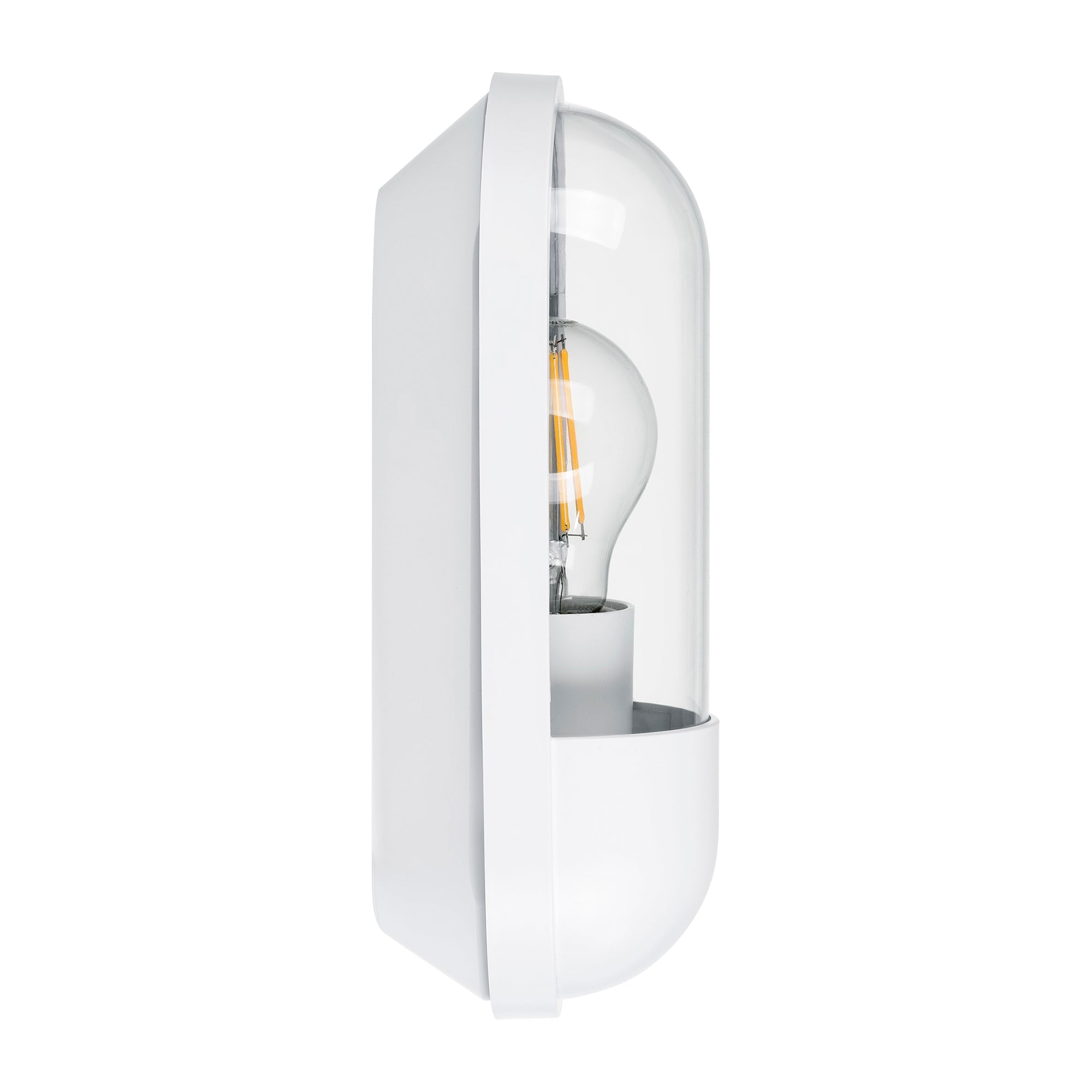 HV3512W-WHT - Lume Polycarbonate White Wall Light