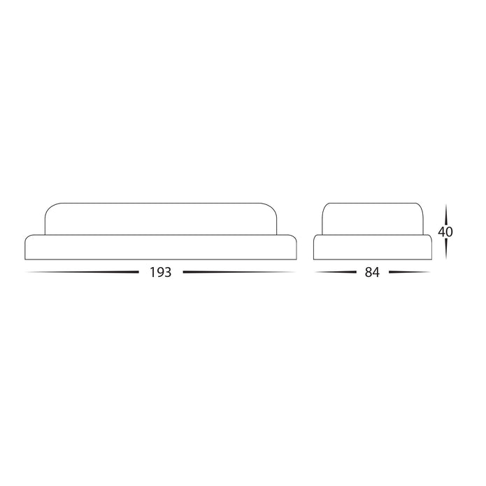 HV3527T - Muovi Polycarbonate Large Oval Bunker Light