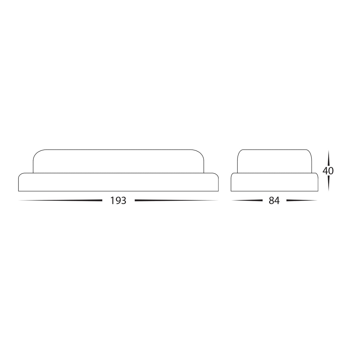 HV3527T - Muovi Polycarbonate Large Oval Bunker Light