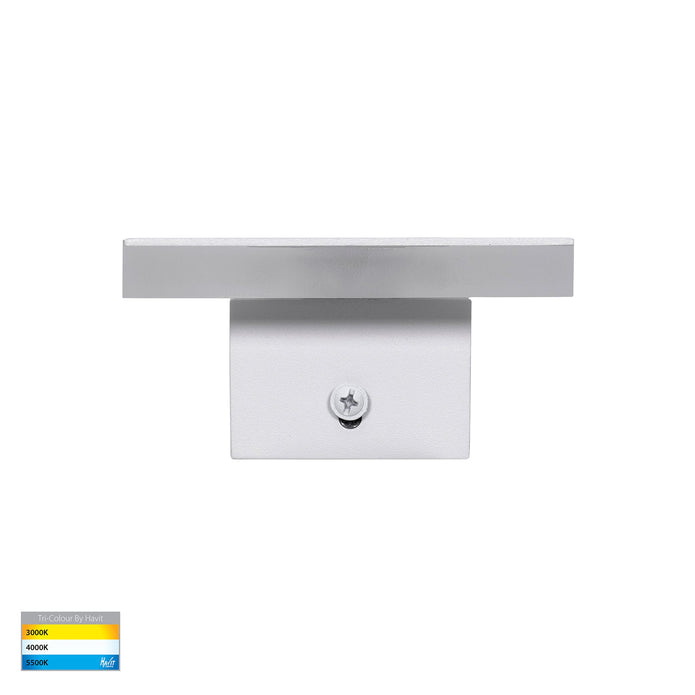 HV3571T-WHT - Barline Shadow Aluminium White 300mm Wall Light