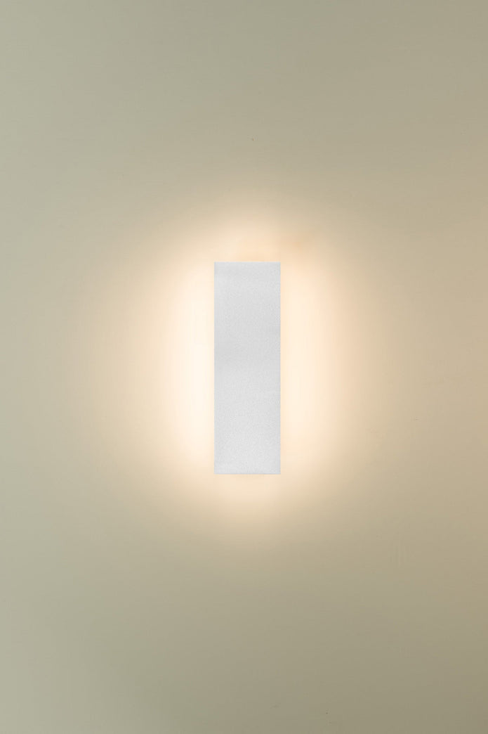 HV3571T-WHT - Barline Shadow Aluminium White 300mm Wall Light