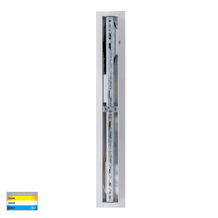 HV3572T-WHT - Barline Shadow Aluminium White 600mm Wall Light