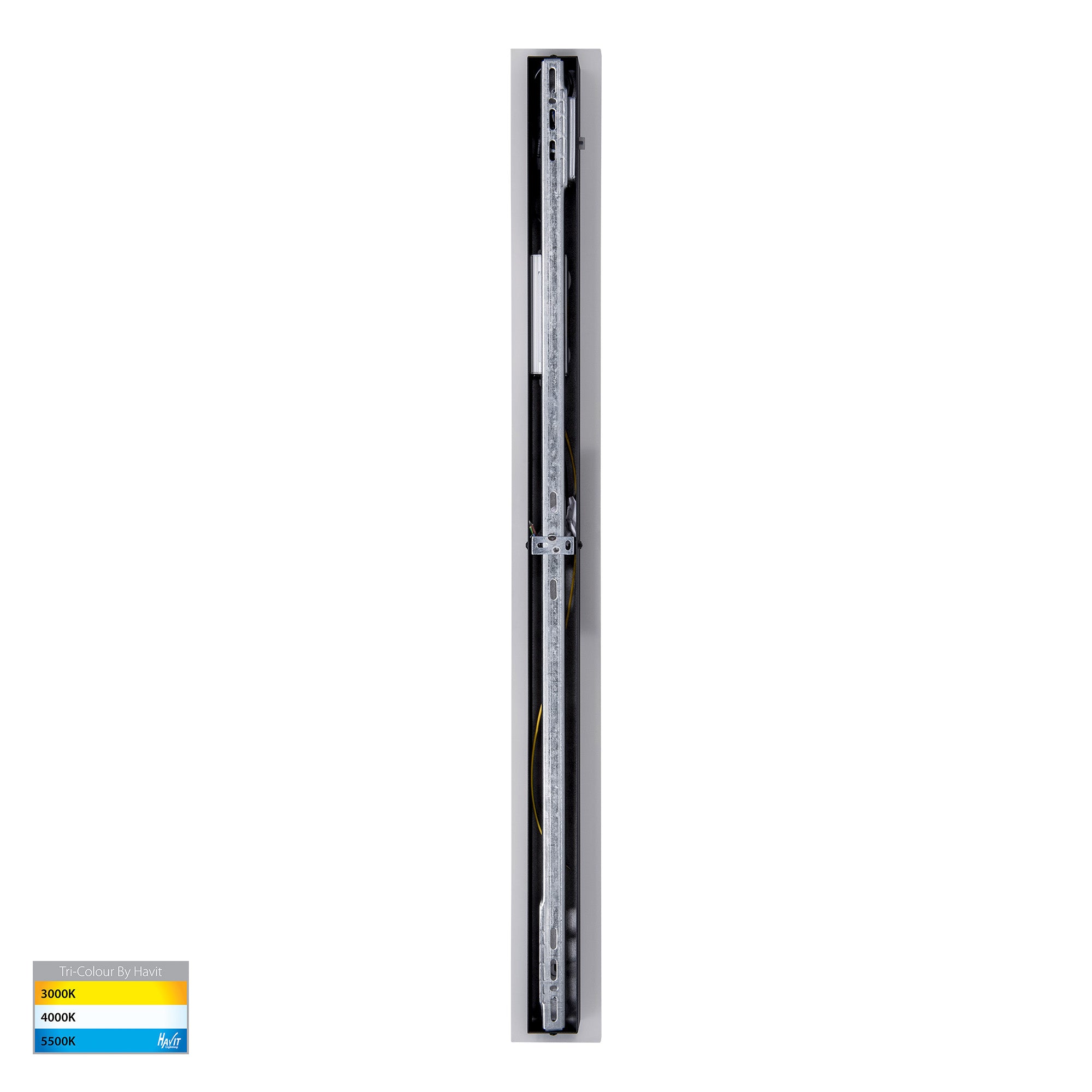 HV3574T-BLK - Barline Shadow Aluminium Black 1000mm Wall Light