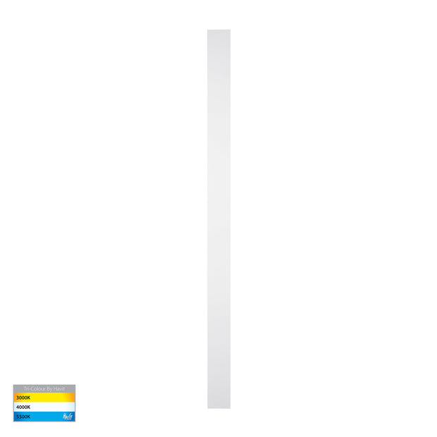 HV3576T-WHT - Barline Shadow Aluminium White 1500mm Wall Light