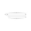 HV3582T-BLK - Barline Aluminium Black 600mm Wall Light