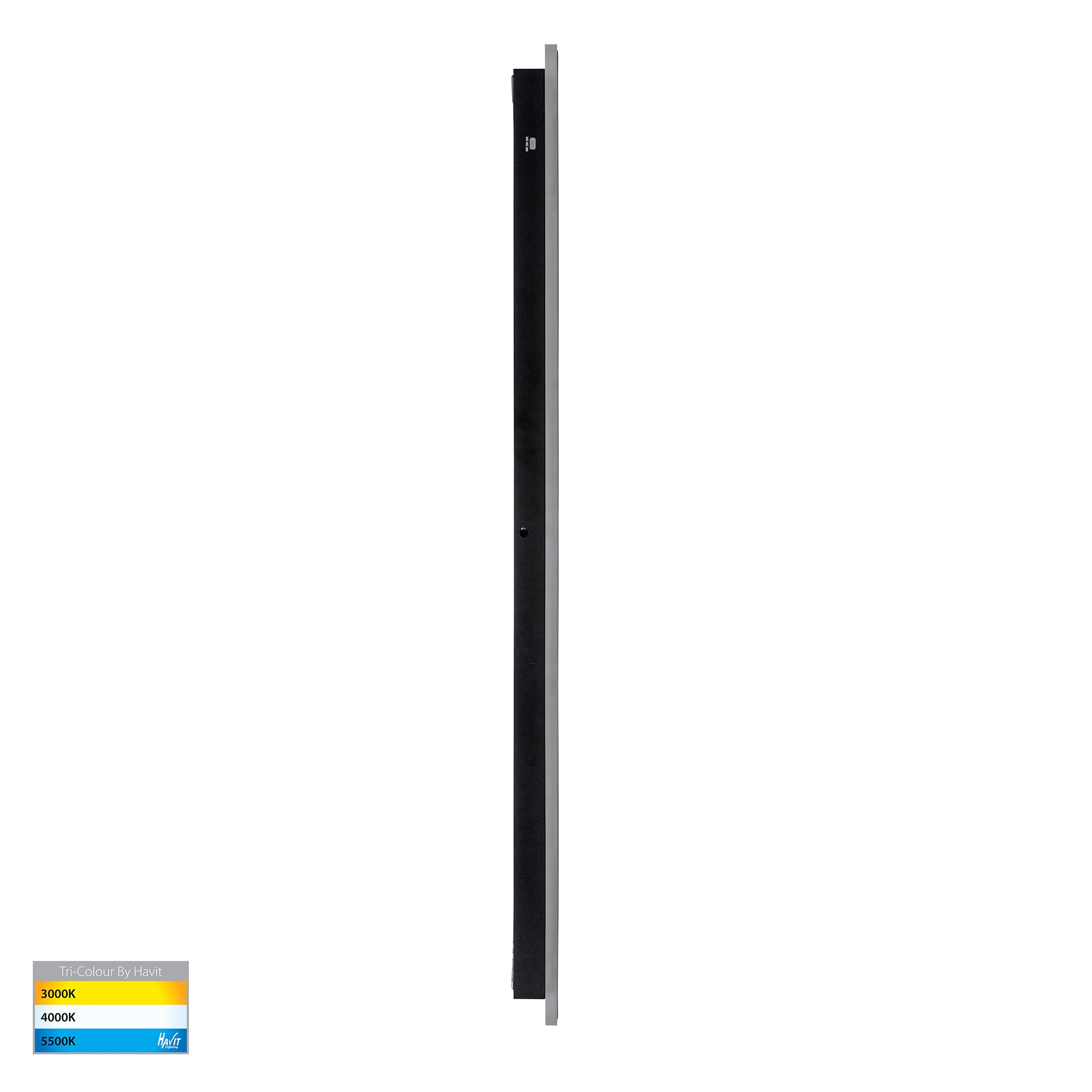 HV3584T-BLK - Barline Aluminium Black 1000mm Wall Light