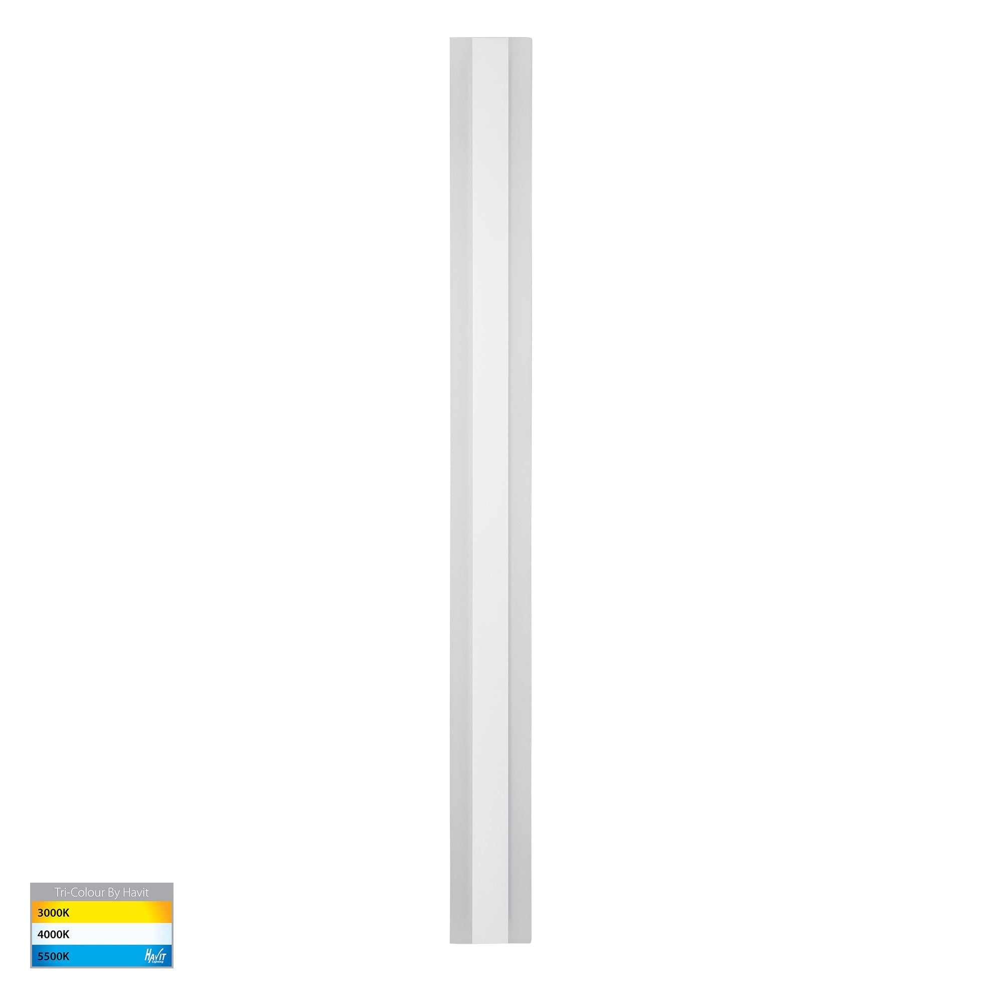 HV3584T-WHT - Barline Aluminium White 1000mm Wall Light