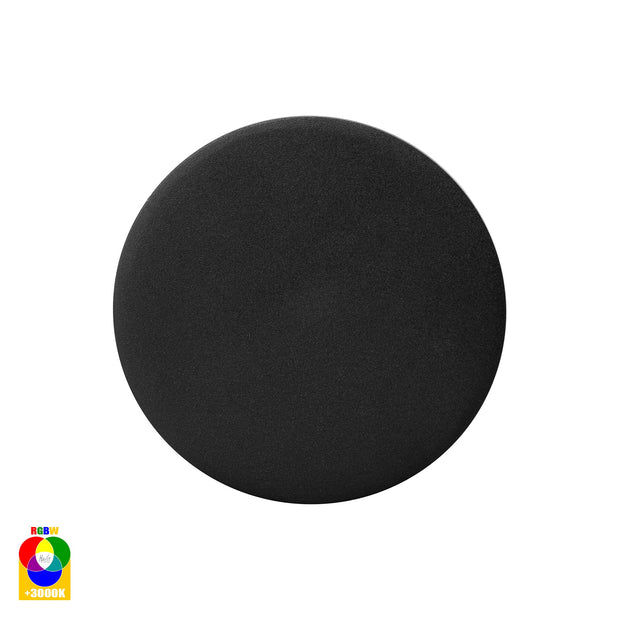 HV3591RGBW-BLK - Halo Black RGBW LED Wall Light