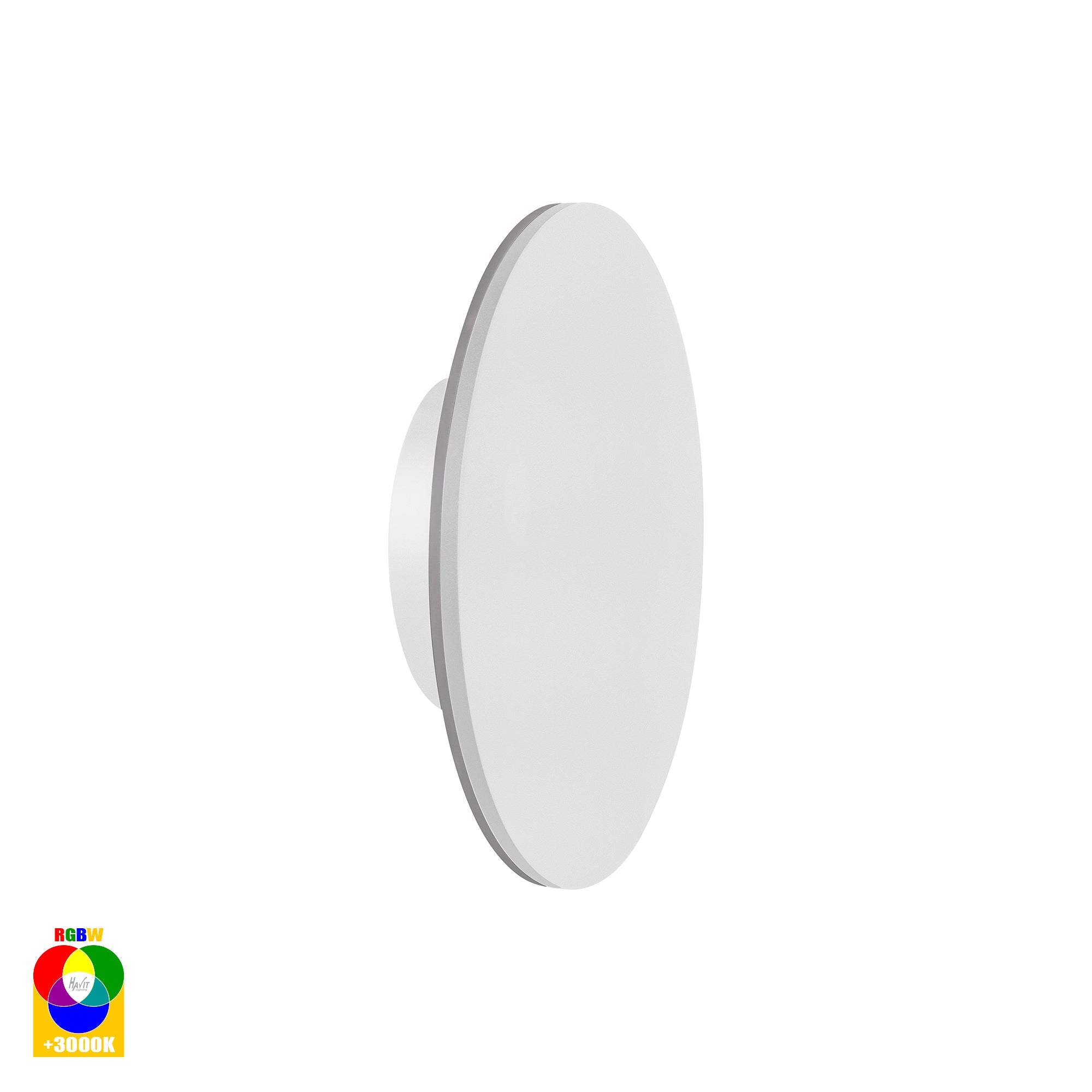 HV3591RGBW-WHT - Halo White RGBW LED Wall Light