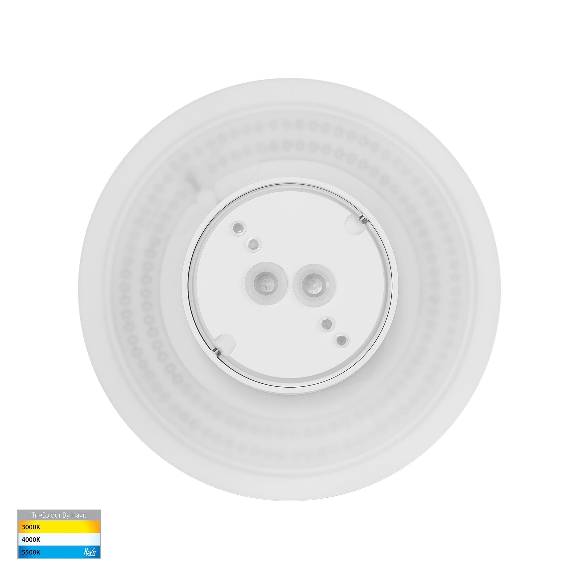 HV3592T-WHT - Halo White TRI Colour LED Wall Light
