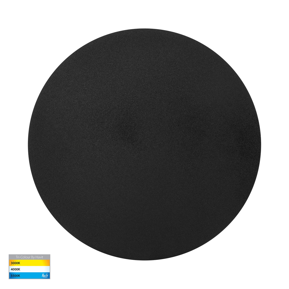 HV3593T-BLK - Halo Black TRI Colour LED Wall Light