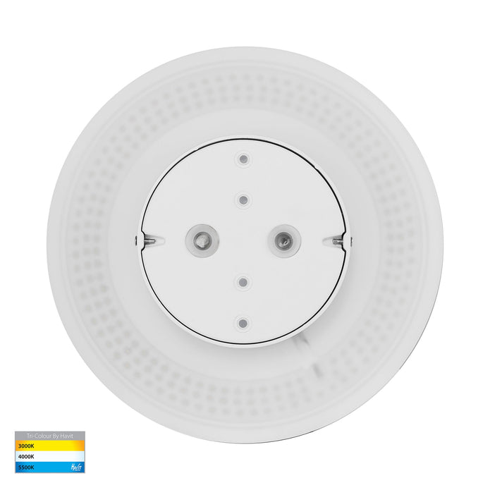 HV3593T-WHT - Halo White TRI Colour LED Wall Light
