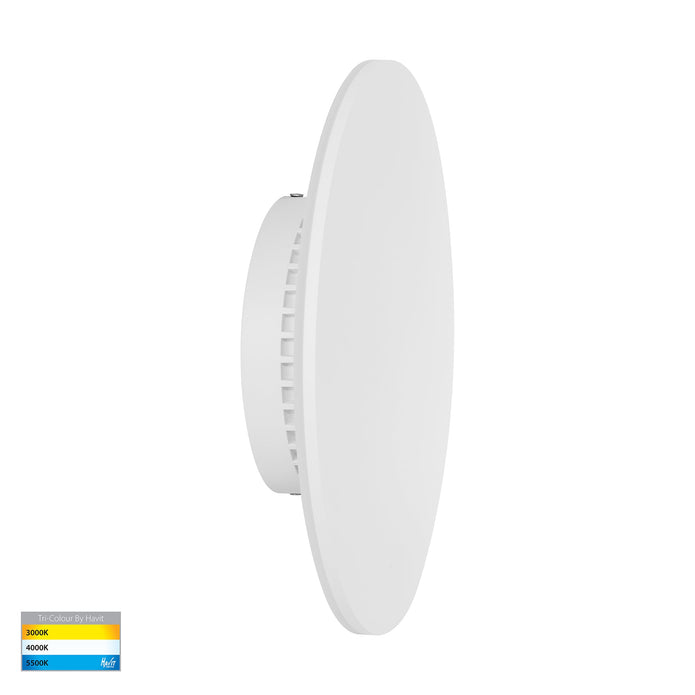 HV3593T-WHT - Halo White TRI Colour LED Wall Light