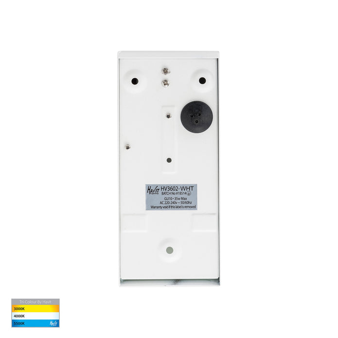 HV3602T-WHT- HV3605T-WHT -Taper White TRI Colour LED Wedge Wall Light