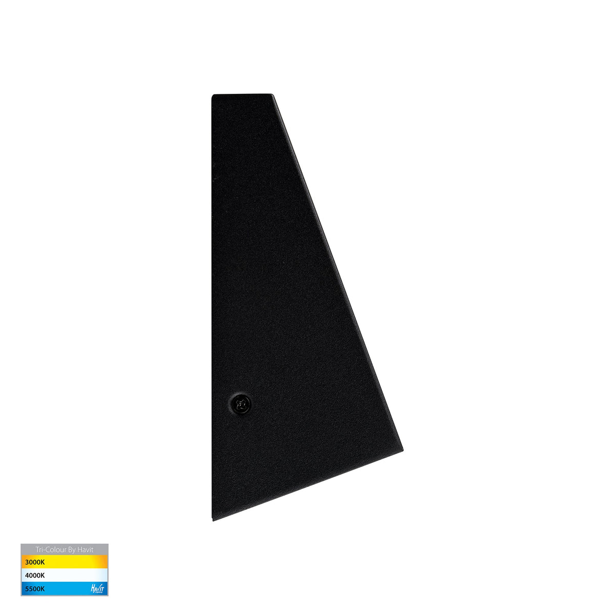 HV3602T-BLK - HV3605T-BLK -Taper Black TRI Colour LED Wedge Wall Light