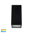 HV3602T-BLK - HV3605T-BLK -Taper Black TRI Colour LED Wedge Wall Light