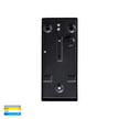 HV3602T-BLK - HV3605T-BLK -Taper Black TRI Colour LED Wedge Wall Light