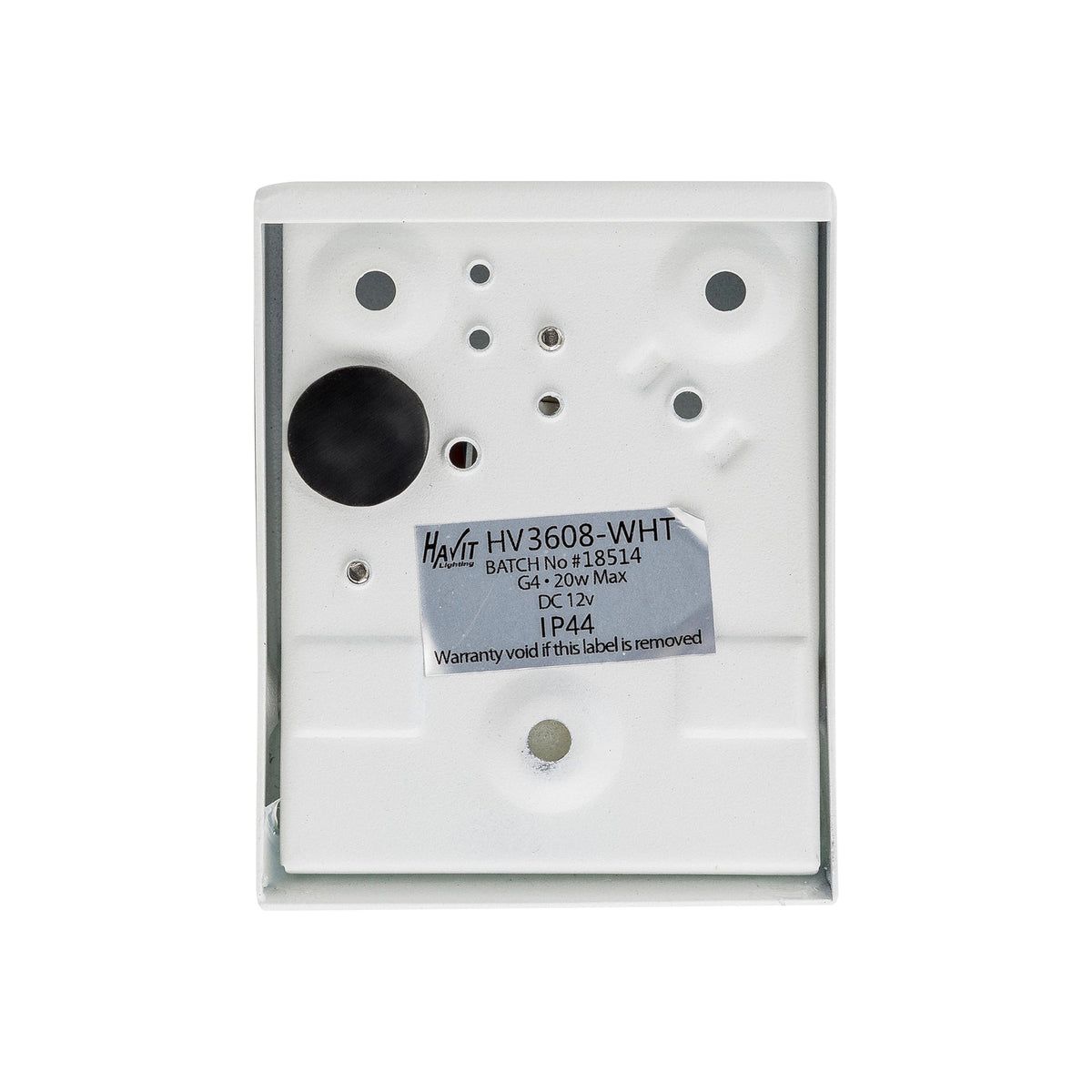 HV3608-WHT - Taper White Wedge Step Light