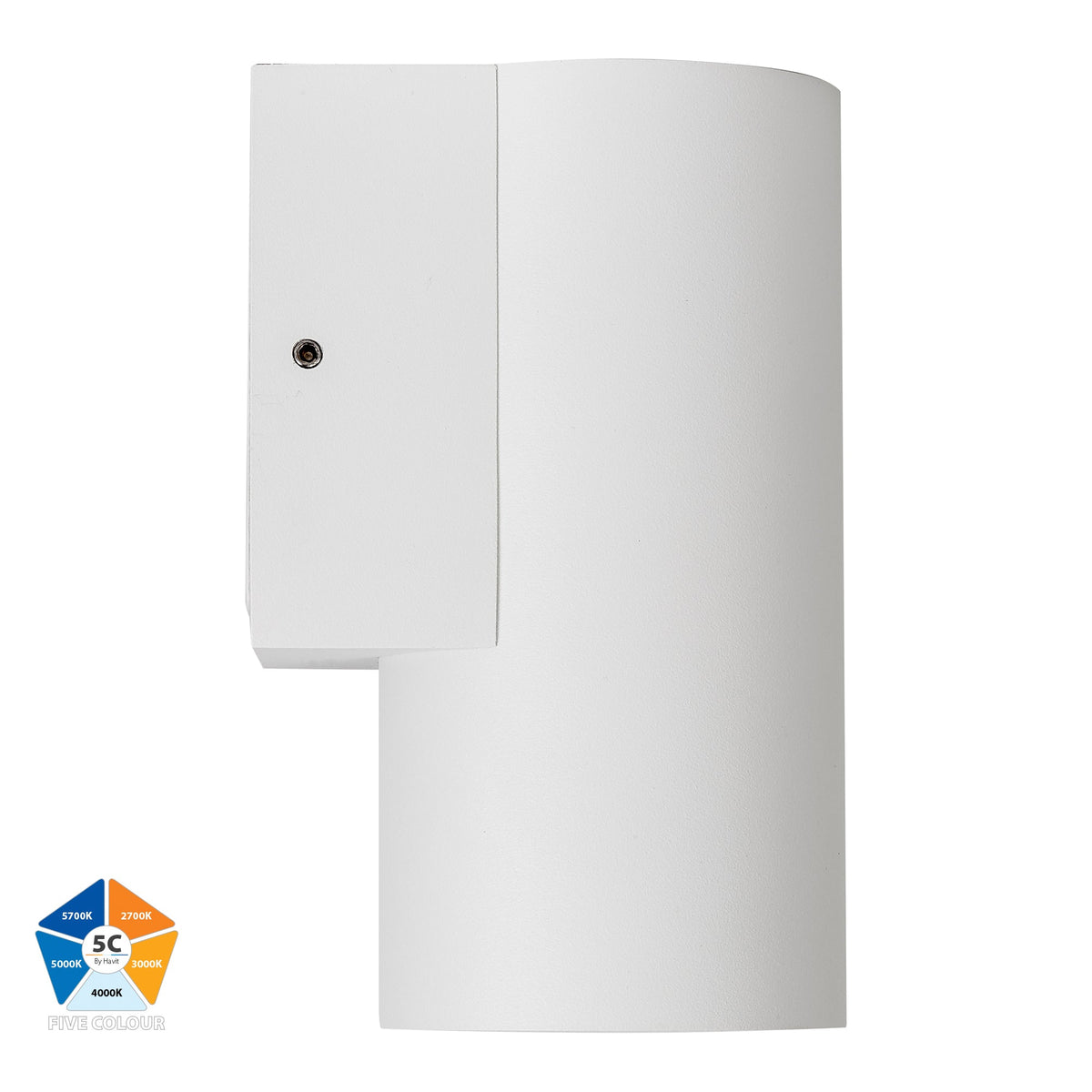 HV3625S-ALUWHT- Aries Aluminium White Fixed Down LED Wall Light