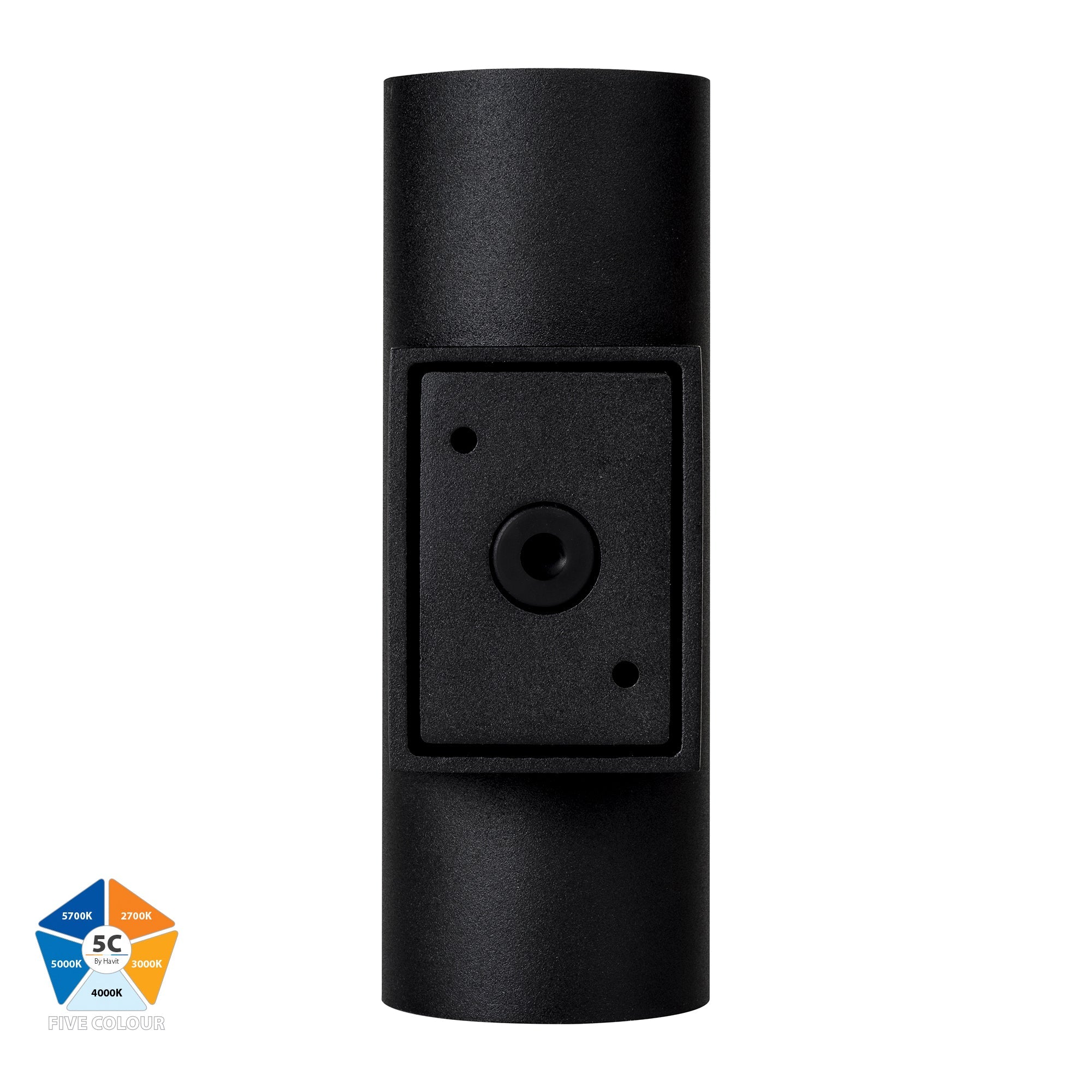 HV3626S-ALUBLK- Aries Aluminium Black Up & Down LED Wall Light