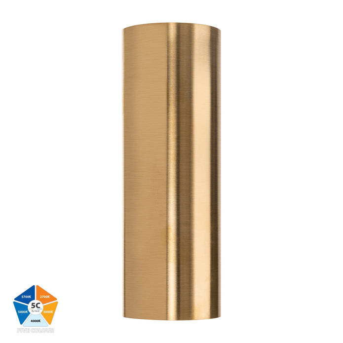HV3626S-BR- Aries Solid Brass Up & Down LED Wall Light
