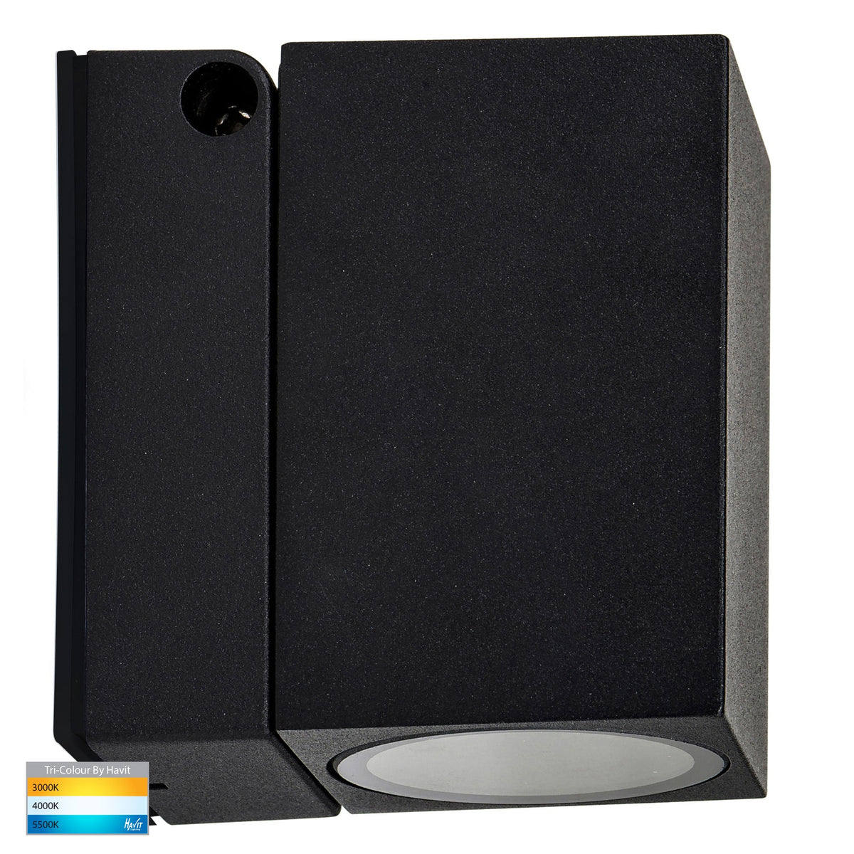 HV3630T-BLK - Accord Black TRI Colour Single Adjustable Spot Light