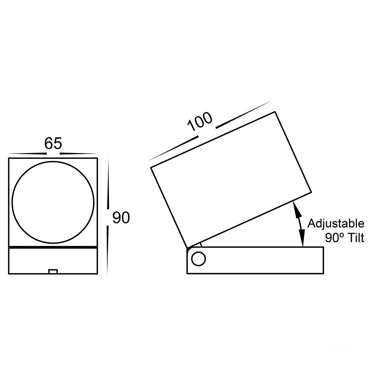 HV3630 Dimensions