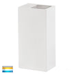 HV3633T-WHT - Veldi White Square TRI Colour Up & Down Wall Light