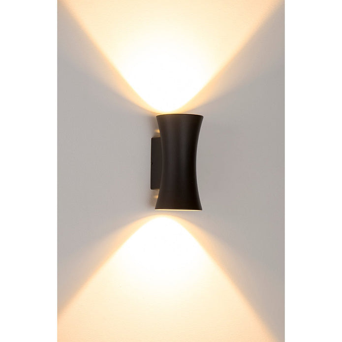 HV3635T-BLK - Savannah Black Up & Down LED Wall Light