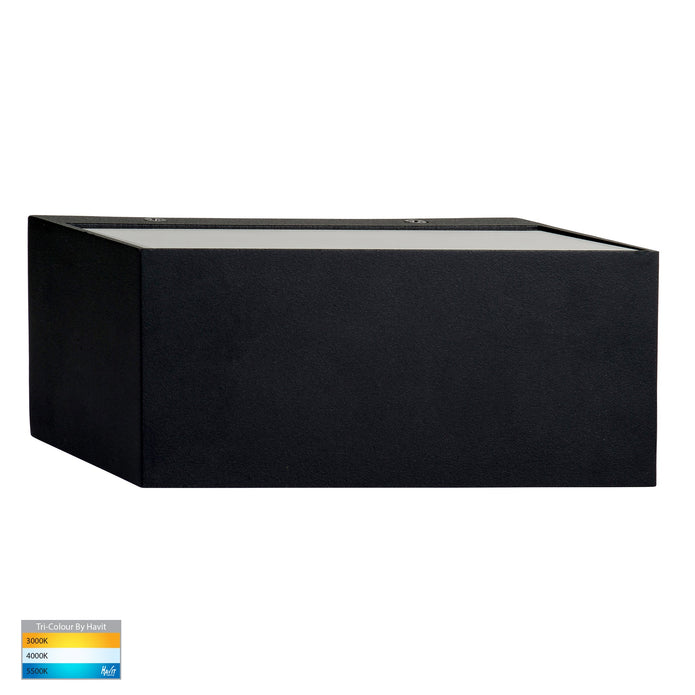 HV3637T-BLK - Nikki Black Up & Down LED Wall Light