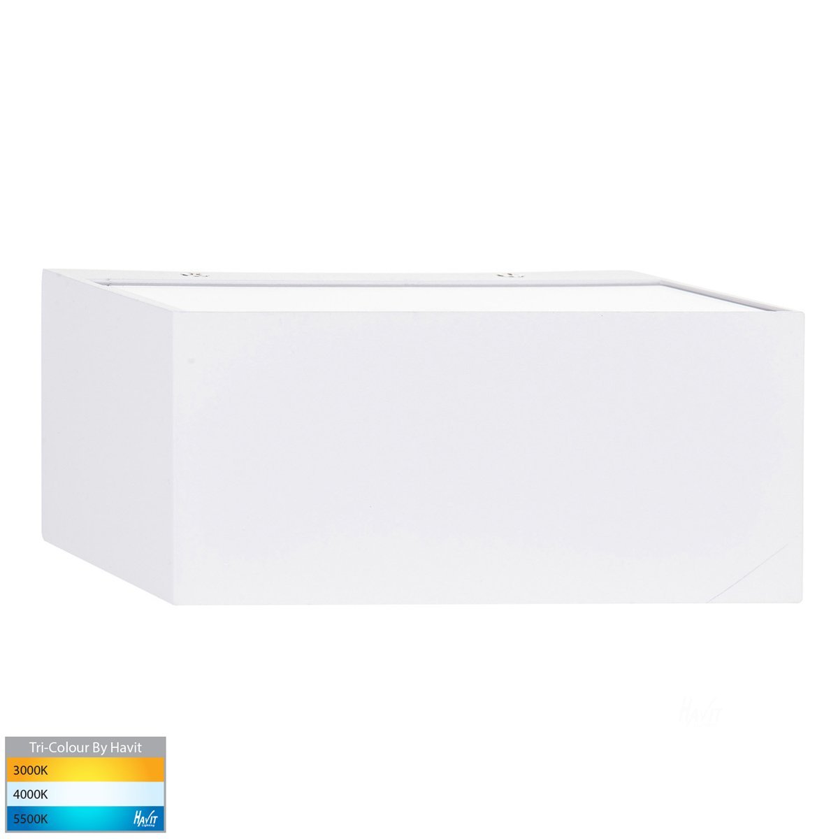 Nikki 2 x 4.5w Tri-Color LED White Up and Down Wall Light